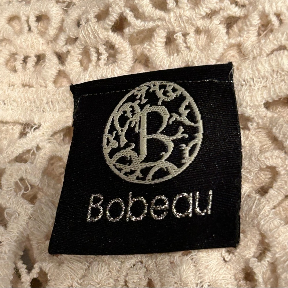 Bobeau Y2K Crochet Lace Tank Top Womens 1X Boho Cotton Blouse Festival Fairy - Picture 6 of 8